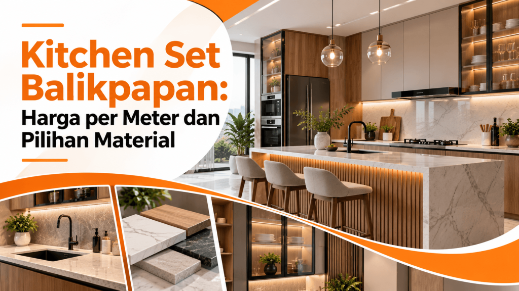 Kitchen Set Balikpapan: Harga per Meter dan Pilihan Material