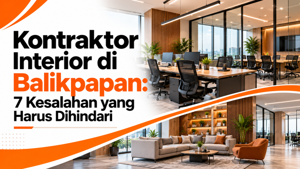 Kontraktor Interior di Balikpapan: 7 Kesalahan yang Harus Dihindari