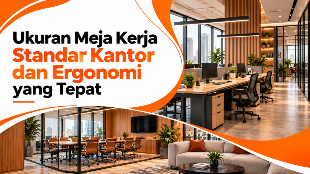 Ukuran Meja Kerja Standar Kantor dan Ergonomi yang Tepat
